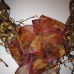 Fall Wreath, Basket Woven Grapevine